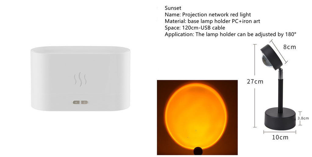 Aroma Diffuser mit Flammeneffekt