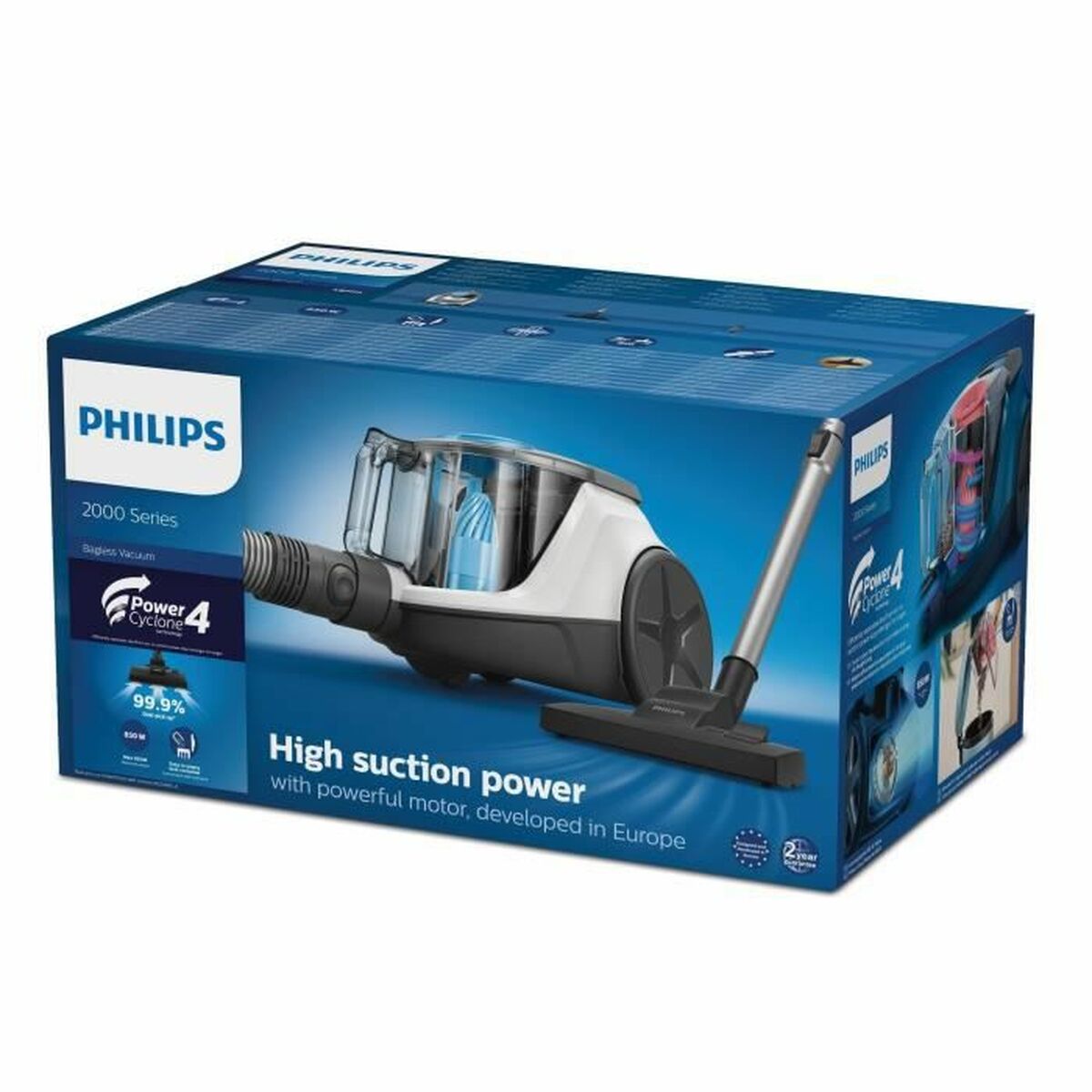 Staubsauger Philips PowerCyclone 4 Weiß 850 W