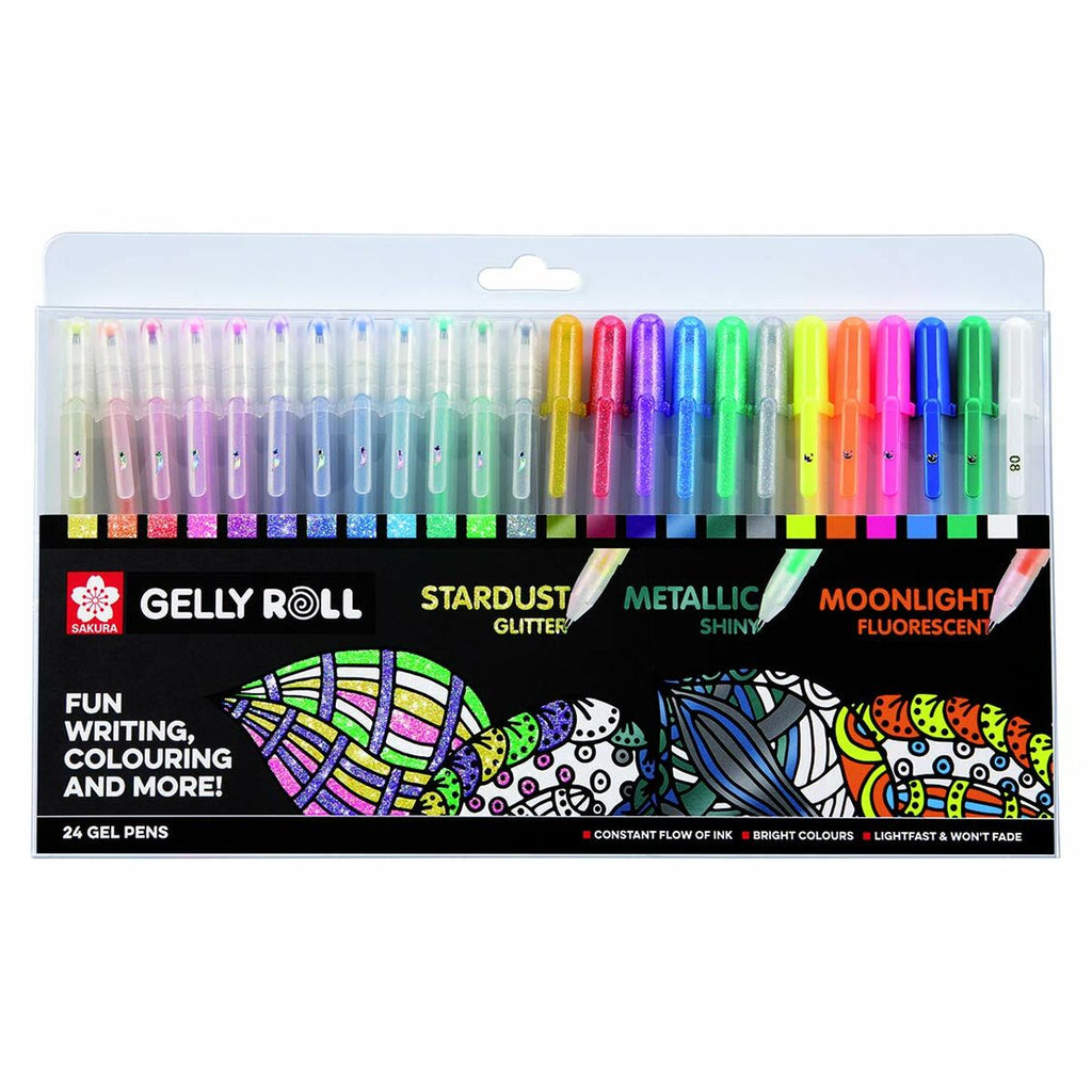 24 Gelly Roll Stifte – Bunte Vielfalt für Kreative – Ansicht 3