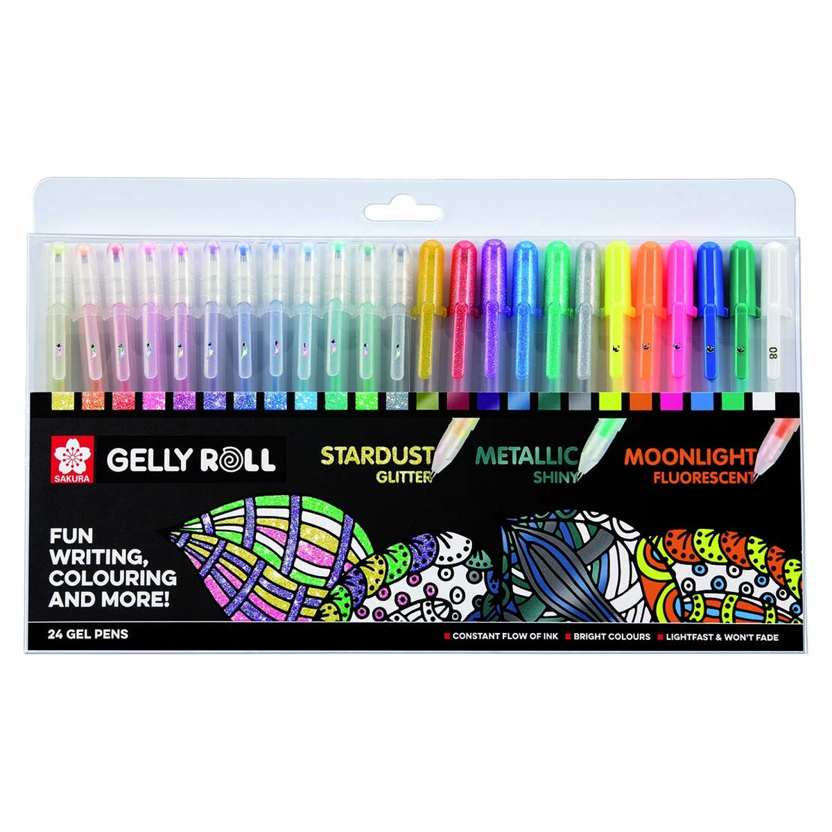 24 Gelly Roll Stifte – Bunte Vielfalt für Kreative – Ansicht 3