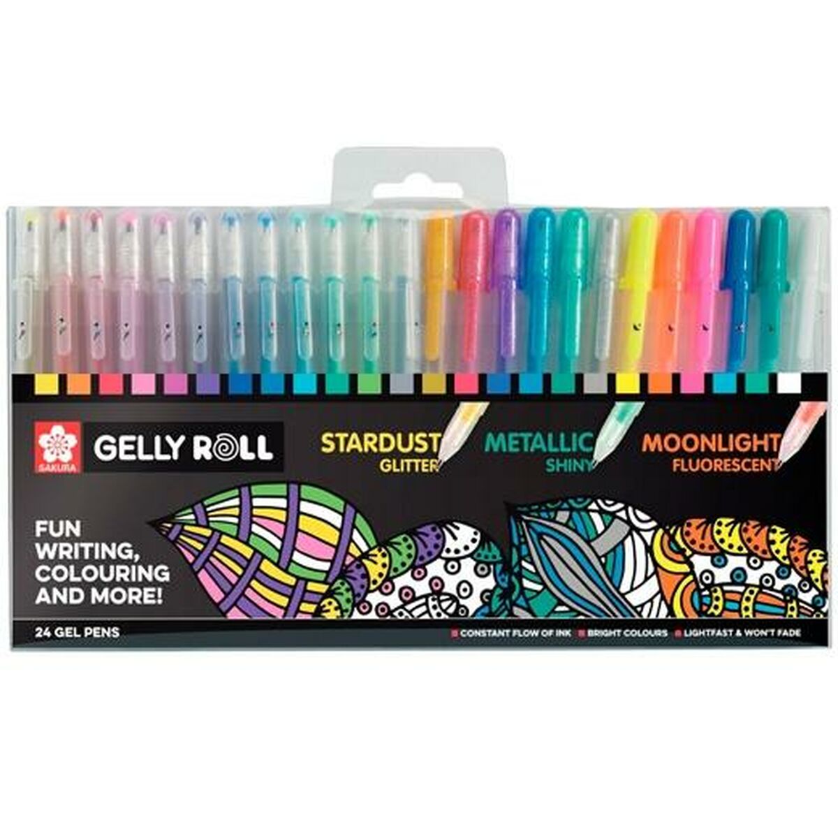 24 Gelly Roll Stifte – Bunte Vielfalt für Kreative