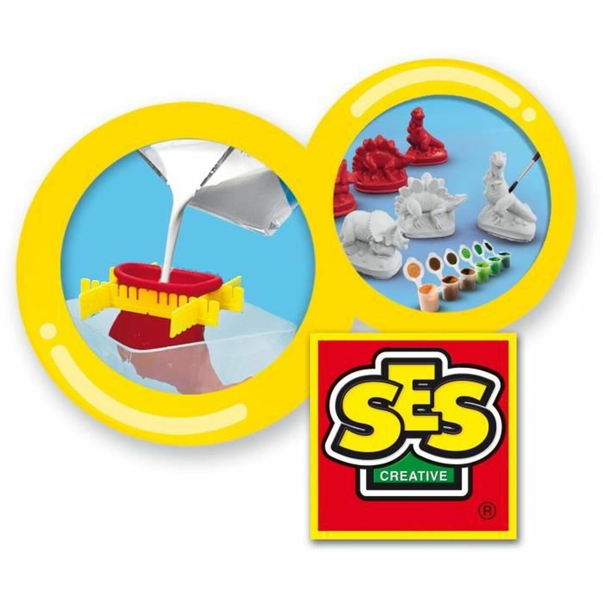 Dino Modelliermasse Set – Urzeitlicher Bastelspass für Kids