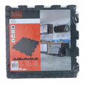 Schwarze Moosgummi Bodenfliesen (6x) – Robuster Schutz