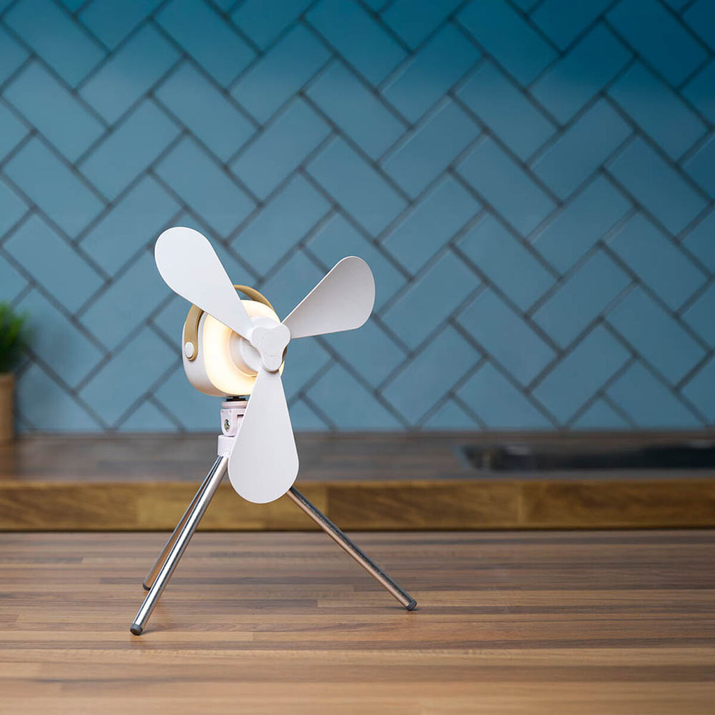 Tischventilator Lifetime Weiss 28 x 28 x 34 cm