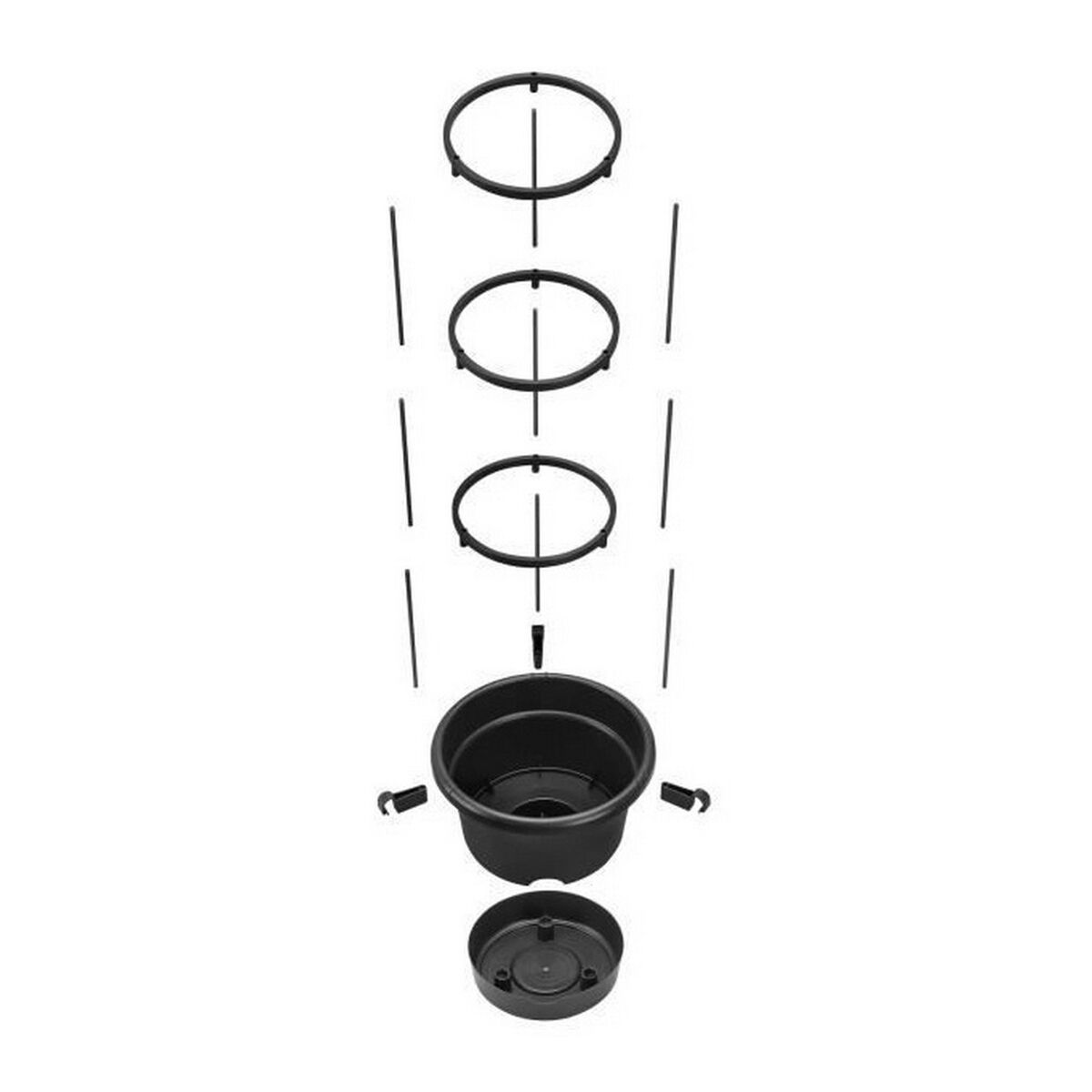 Blumentopf Elho Basics Tomato Schwarz