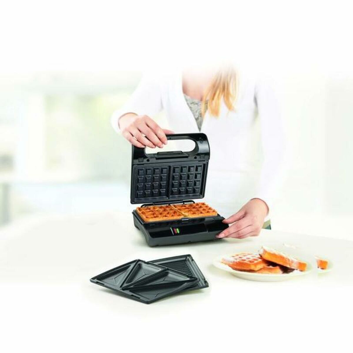 Sandwichtoaster Princess 01. .01.001 700W Schwarz 800 W 700 W