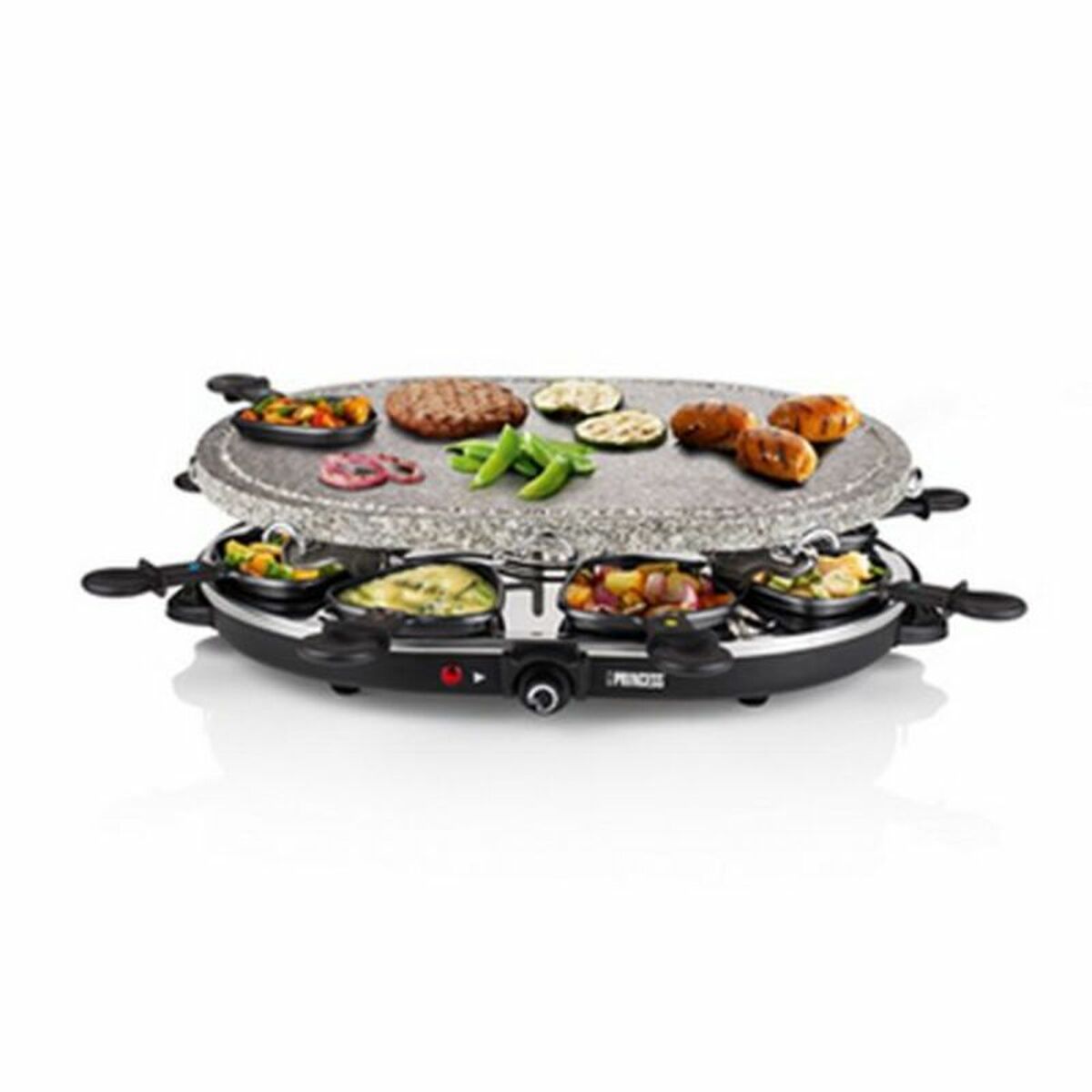 Raclette-Party: Stein-Tischgrill für gesellige Runden – Ansicht 6