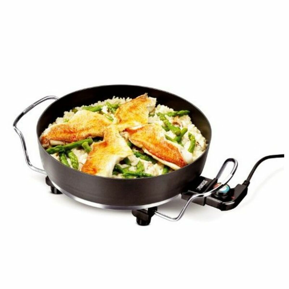 Elektro-Grillpfanne: Alles in einem, schnell & lecker!