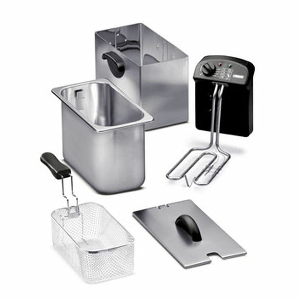 Fritteuse Princess 01. .01.050 Schwarz Silberfarben Stahl 2000 W 3 L