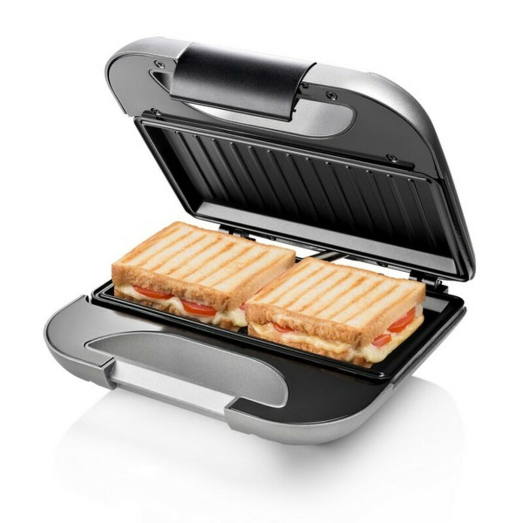 Sandwichtoaster Princess 01. .01.001 Schwarz Silberfarben 750 W