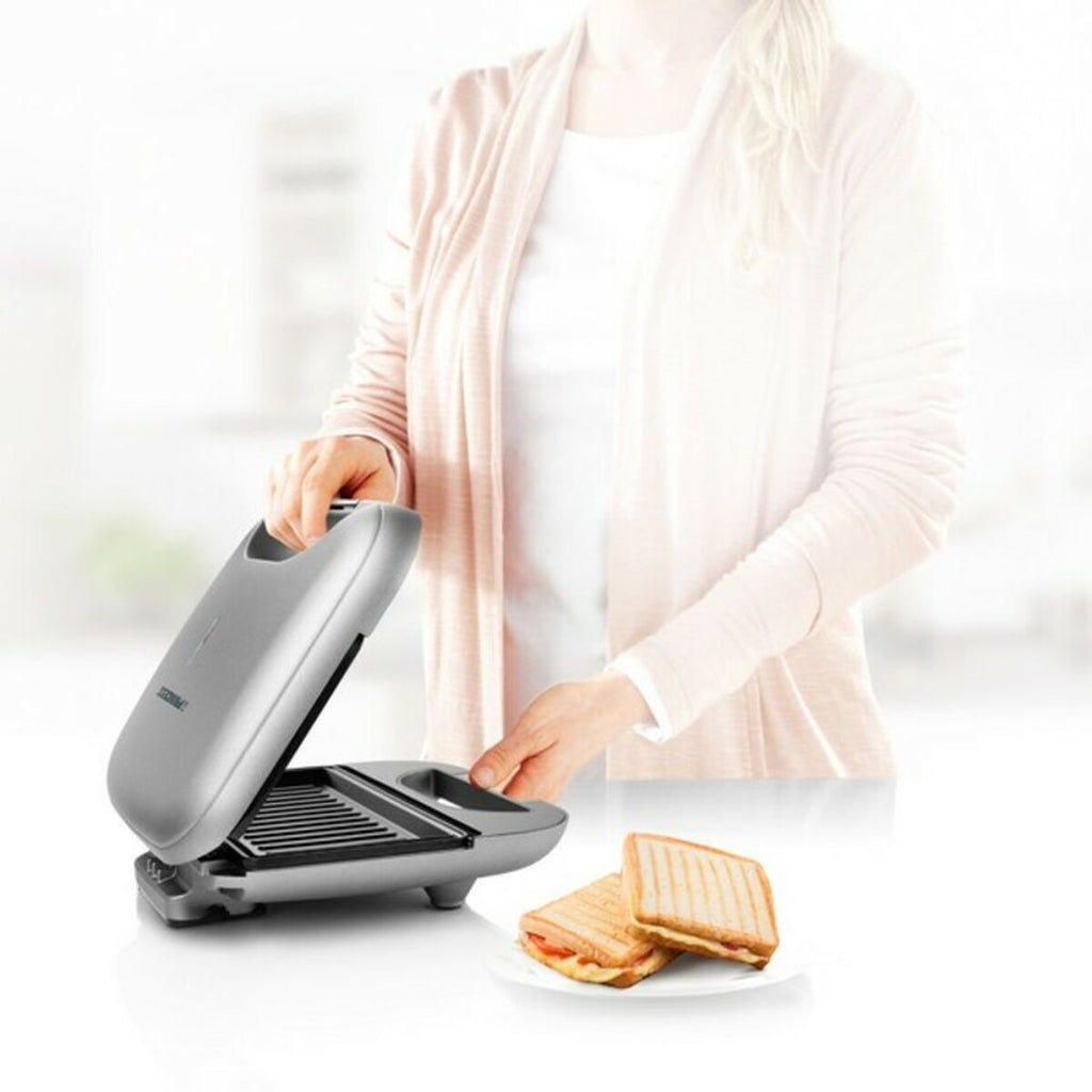 Sandwichtoaster Princess 01. .01.001 Schwarz Silberfarben 750 W