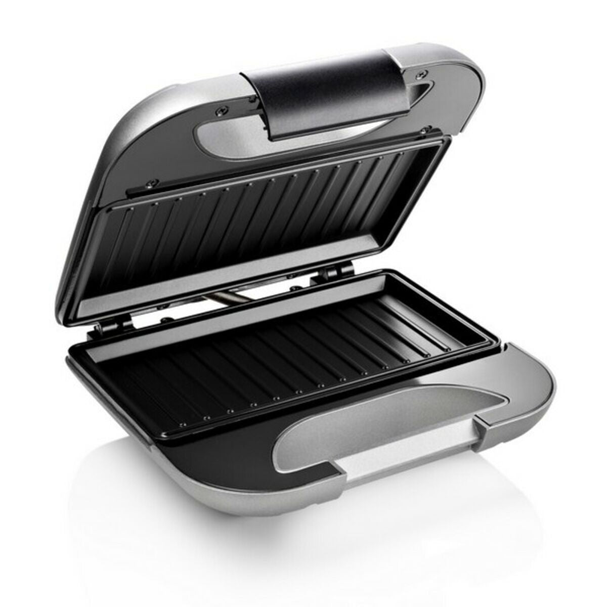 Sandwichtoaster Princess 01. .01.001 Schwarz Silberfarben 750 W