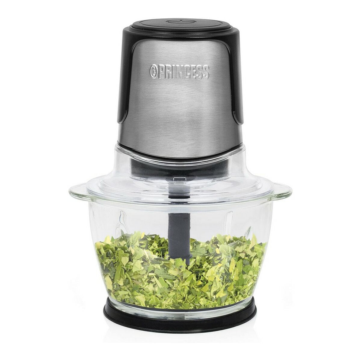 Zerkleinerer Princess Schwarz Glas Edelstahl 300 W 1 L