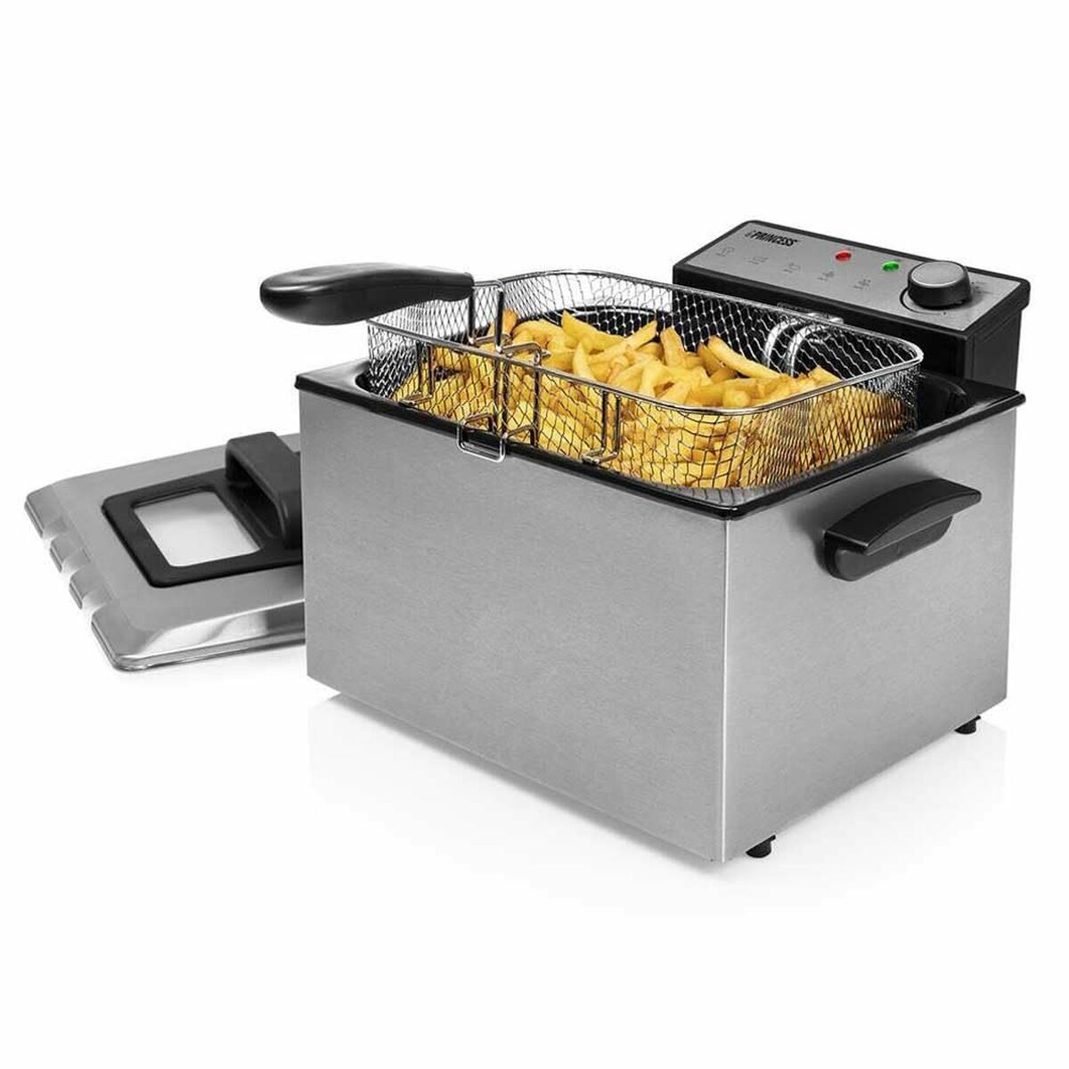 Fritteuse Princess 01. .01.001FREIDORA Grau Silberfarben 5 L