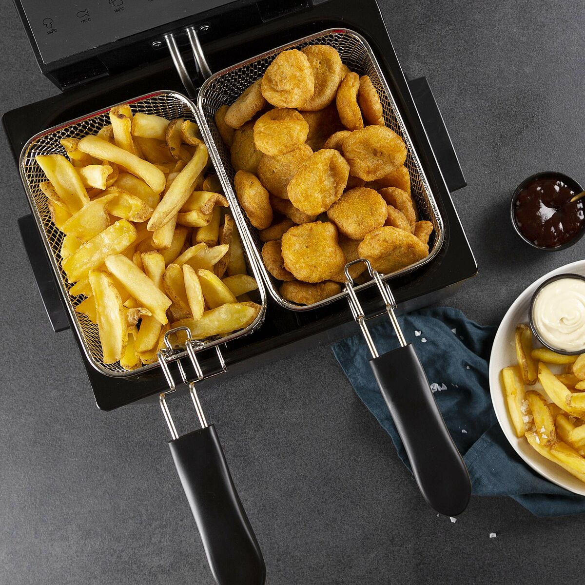 Fritteuse Princess 01. .01.001FREIDORA Grau Silberfarben 5 L