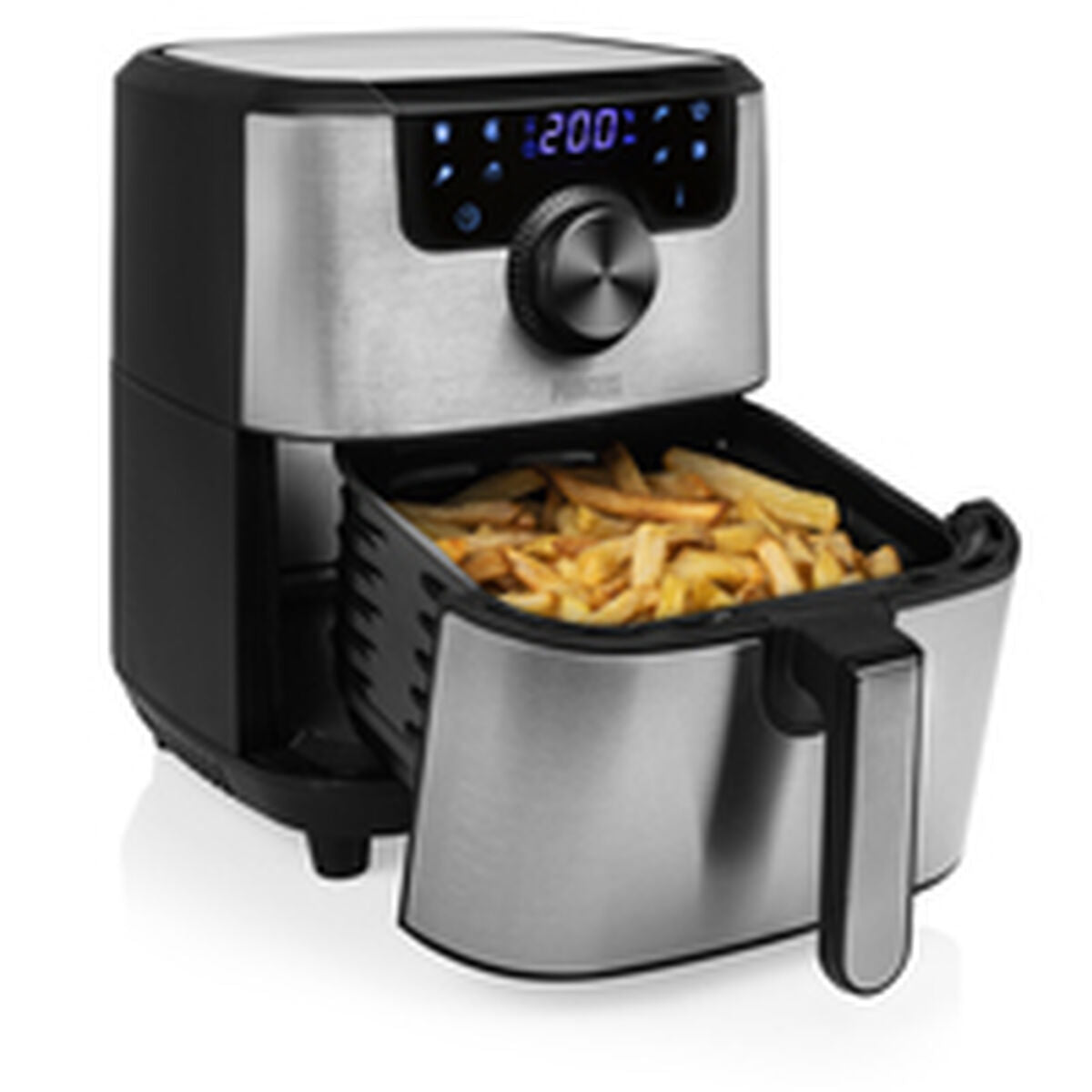 Heißluftfritteuse Princess 01. .01.001 1500 W Schwarz Silberfarben 4,5