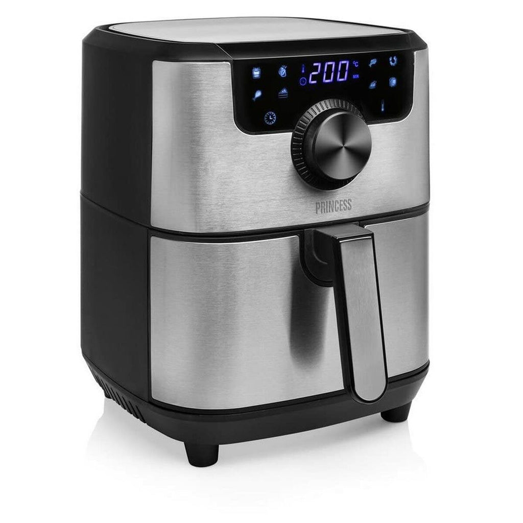 Heißluftfritteuse Princess 01. .01.001 1500 W Schwarz Silberfarben 4,5