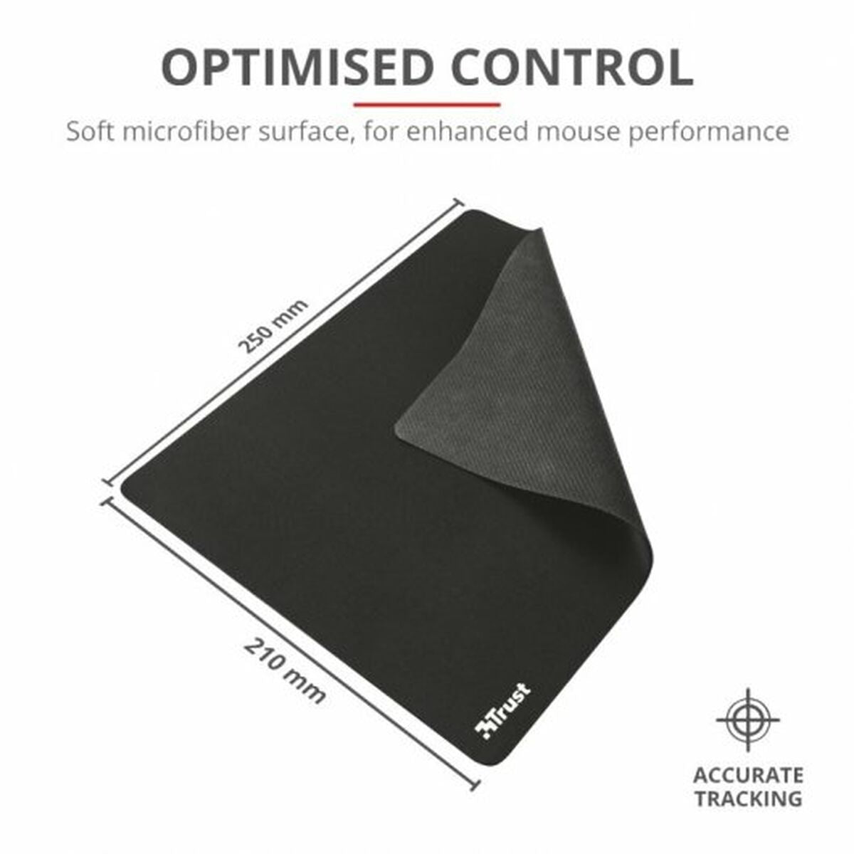 Schwarzes Mauspad – Optimiere deine Präzision!