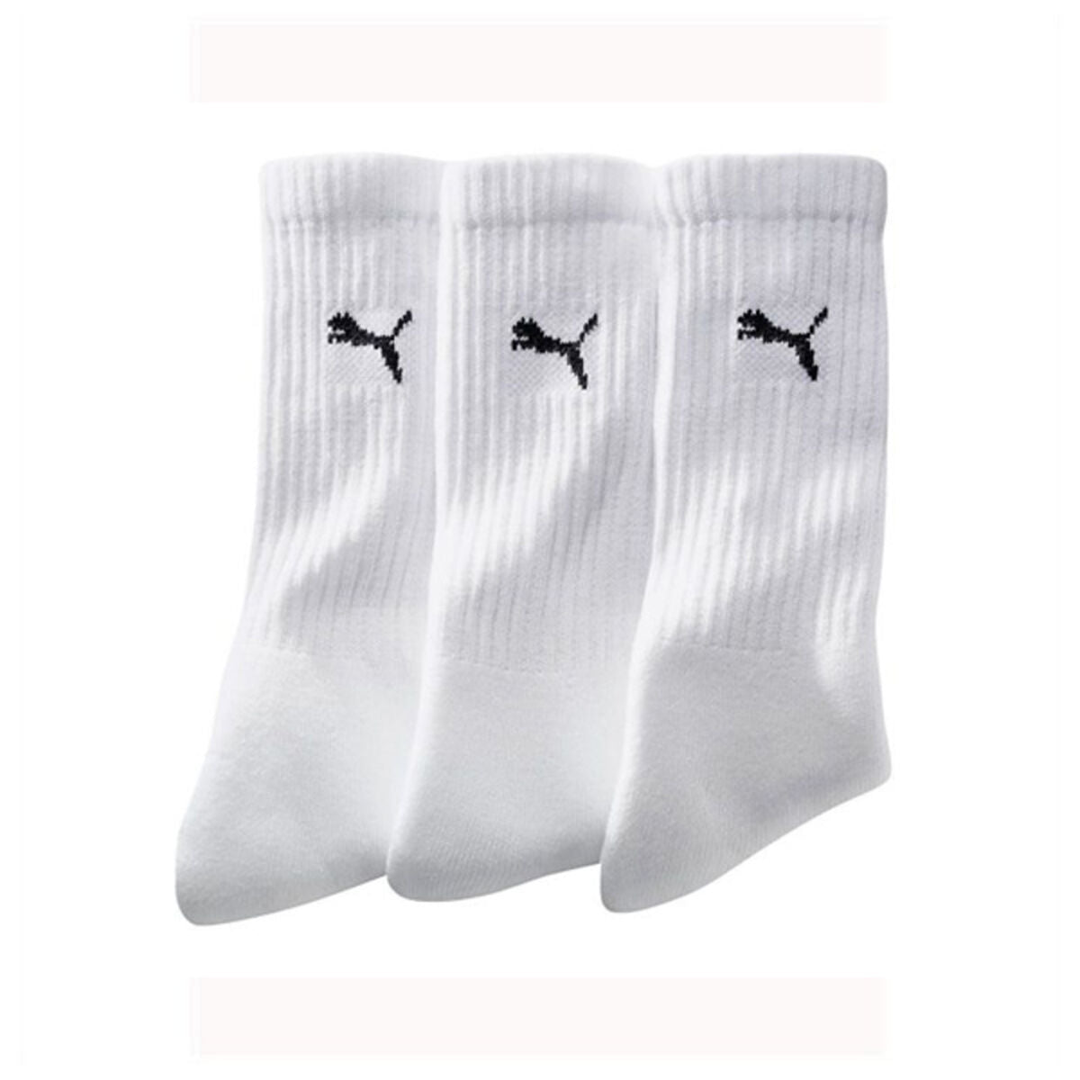 Sportsocken Puma SPORT (3 Paar) Weiß – LuxeStyle Schweiz