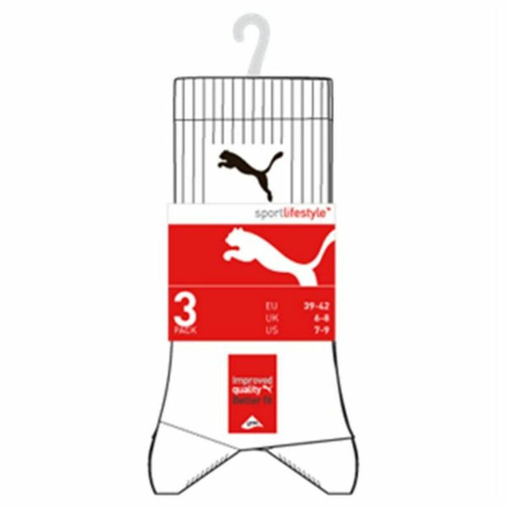 Sportsocken Puma SPORT (3 Paar) Weiß – LuxeStyle Schweiz