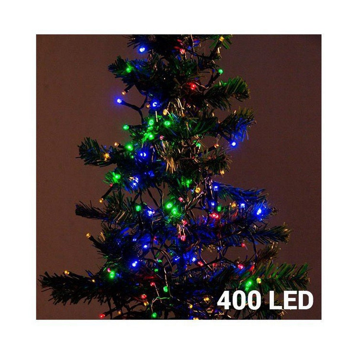 Bunte LED-Lichterkette 11m: Festliche Deko für grosse Flächen