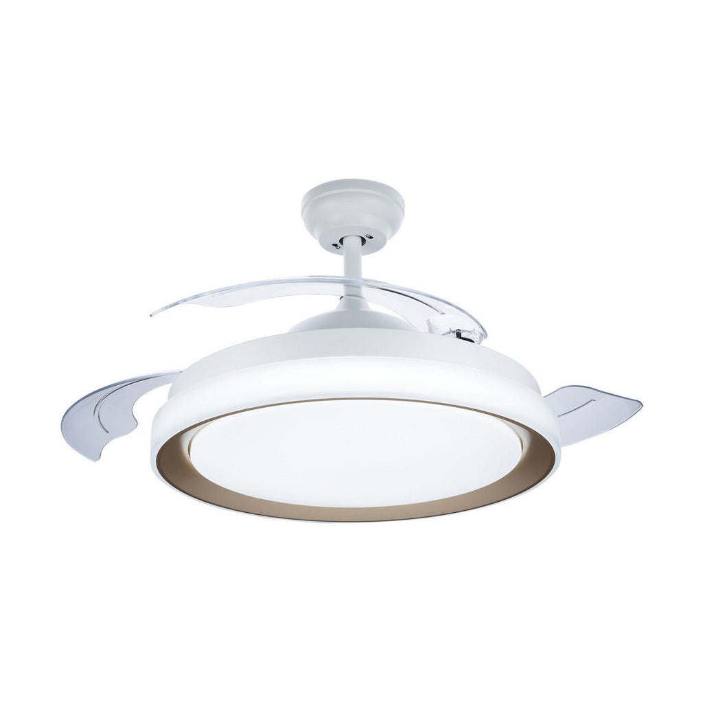 Goldener Deckenventilator mit Licht – Edle Kühle