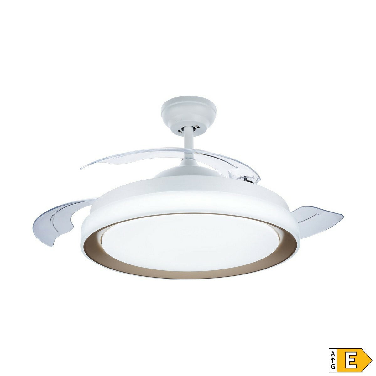 Goldener Deckenventilator mit Licht – Edle Kühle