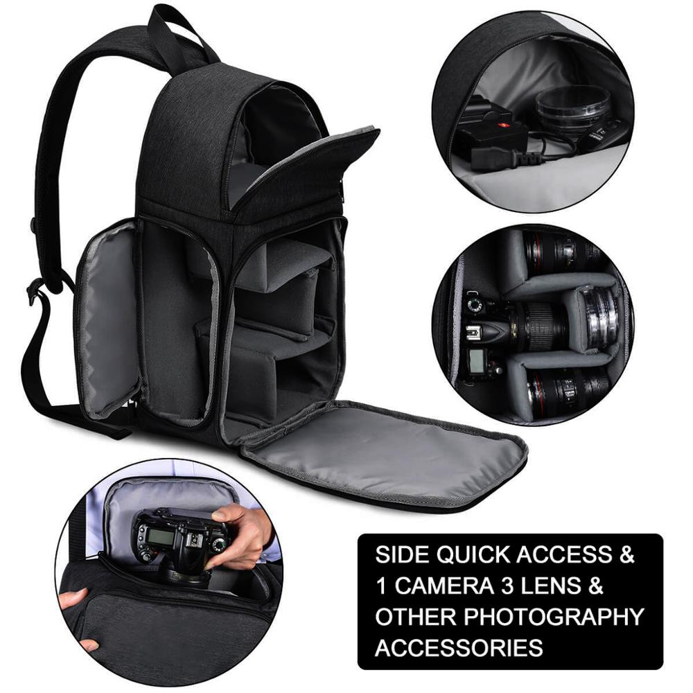 Multifunktionale SLR-Kameratasche – Bild 4 | LuxeStyle