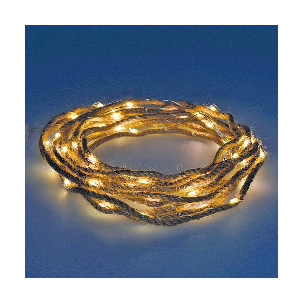 5m LED-Lichterkette Weiß – Für strahlende Dekoration.