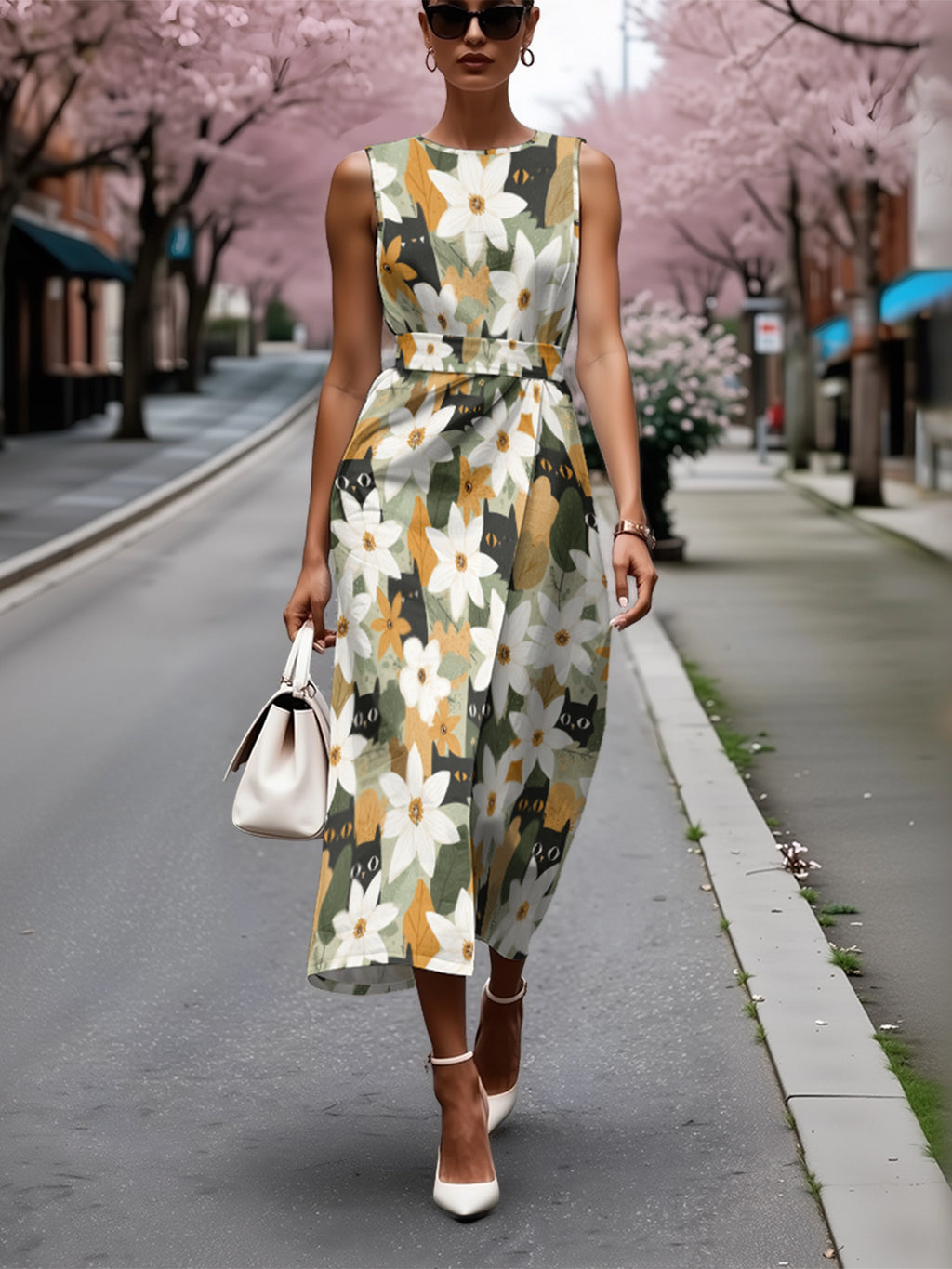 Elegantes ärmelloses Kleid