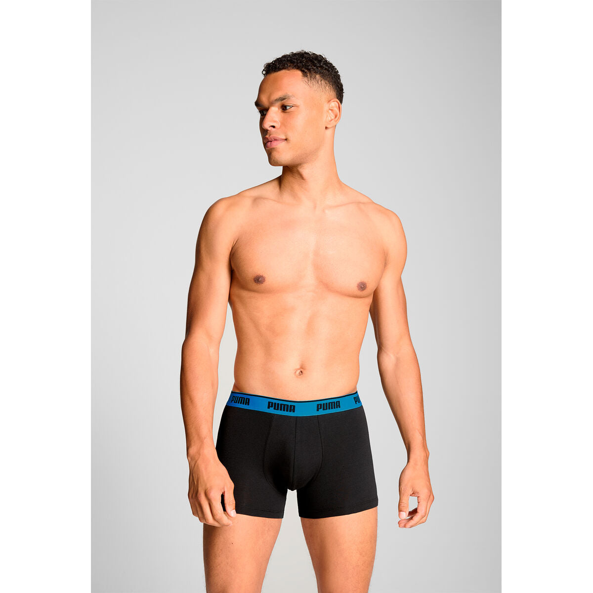Herren-Boxershorts Puma 701234187 006 Schwarz 3 Stück