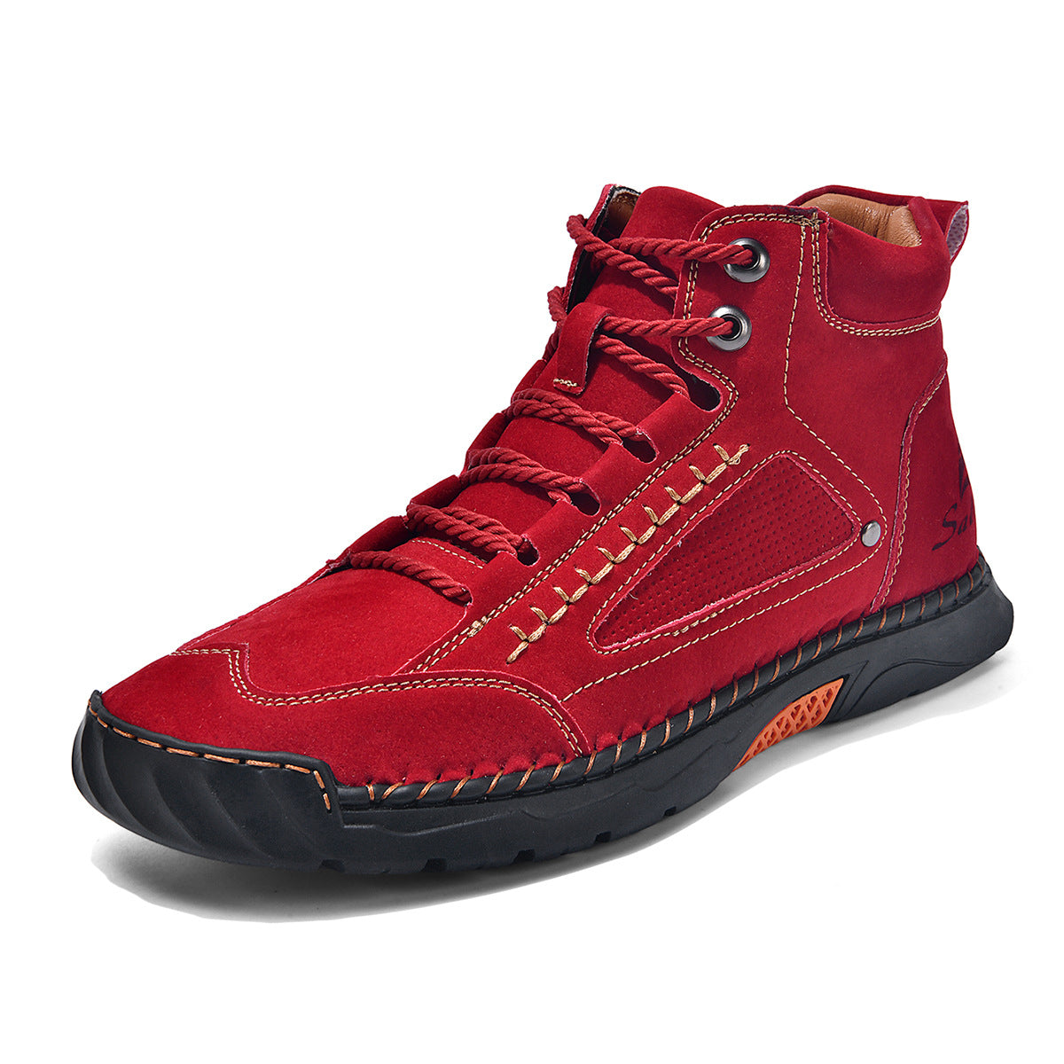 Handgenähte PU-Leder Ankle Boots mit Schnürung – Bild 5 | LuxeStyle
