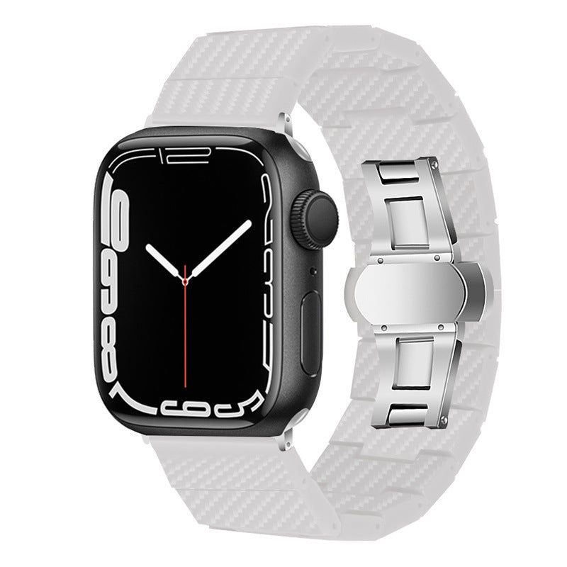 Uhrenarmband mit Karbonfaser-Textur – Bild 3 | LuxeStyle