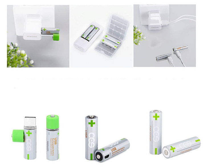 USB-Schnelllade-Lithium-Akku AA
