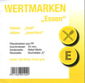 Jetons Wertmarken Essen gelb