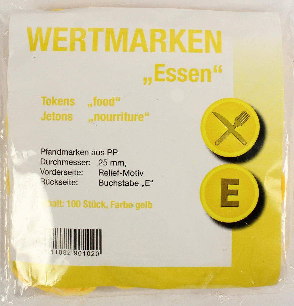 Jetons Wertmarken Essen gelb – Bild 4 | LuxeStyle