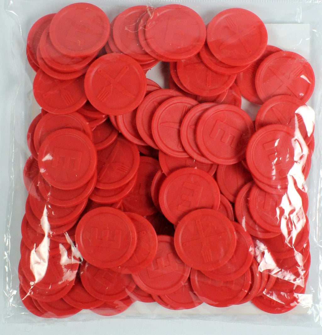 Jetons Wertmarken Essen rot – Bild 3 | LuxeStyle