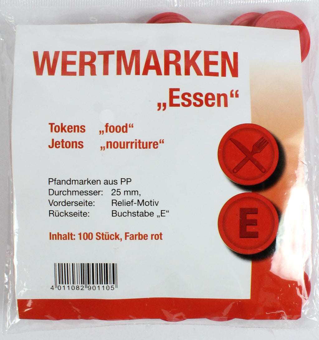 Jetons Wertmarken Essen rot – Bild 4 | LuxeStyle