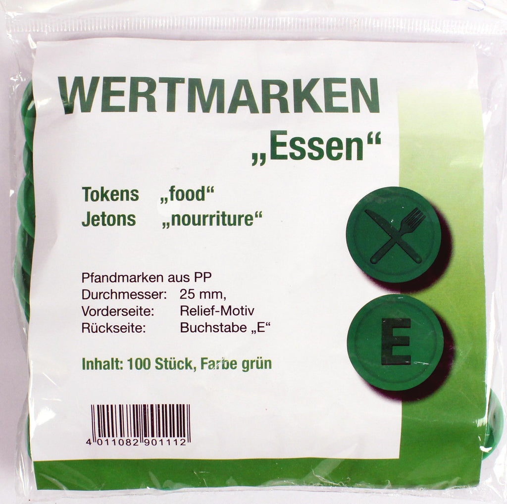Jetons Wertmarken Essen grün – Bild 4 | LuxeStyle