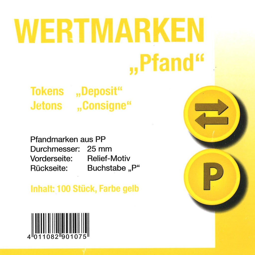 Jetons Wertmarken Pfand gelb – Bild 2 | LuxeStyle