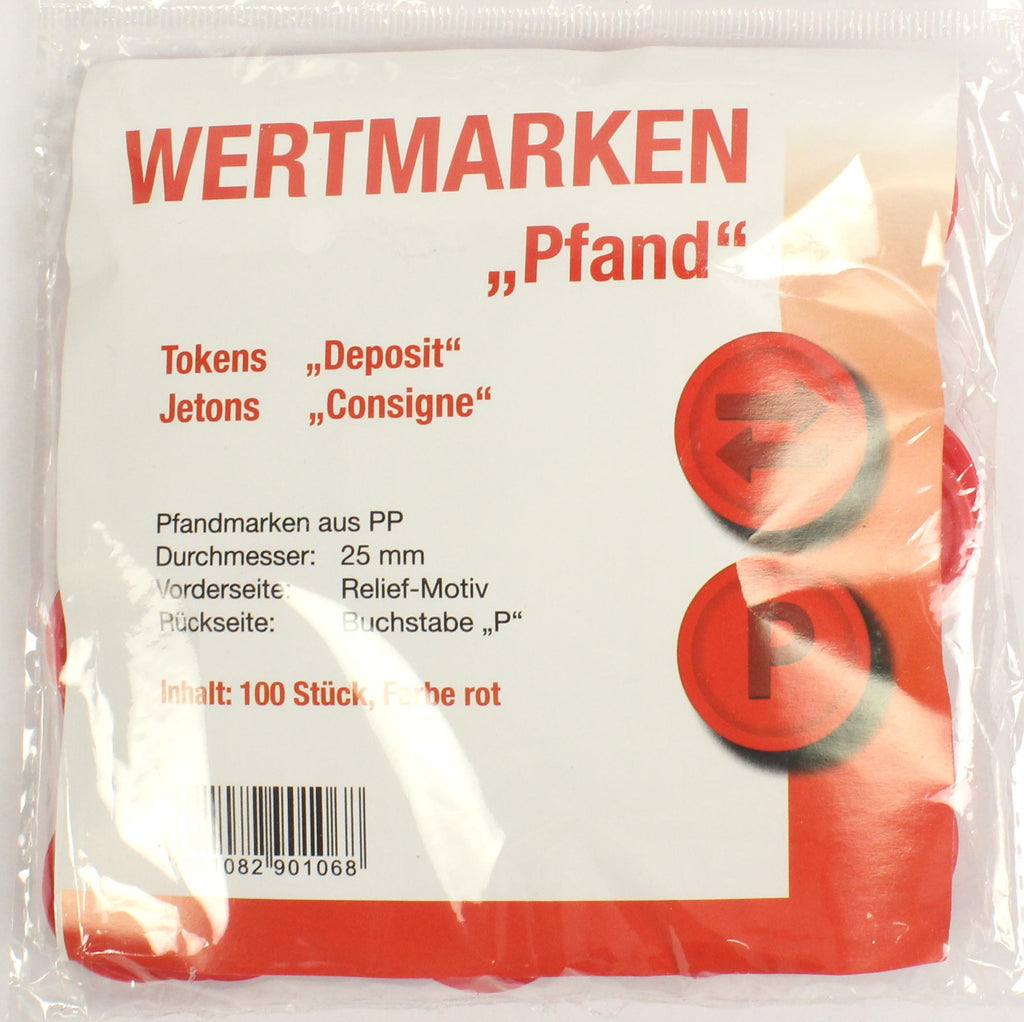 Jetons Wertmarken Pfand rot – Bild 4 | LuxeStyle