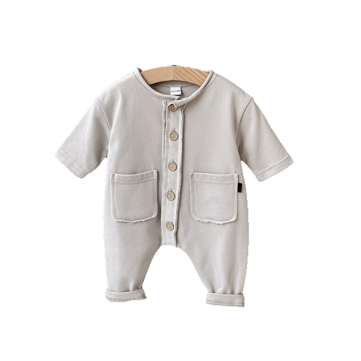 Baby Strampler aus Baumwolle, langärmlig – Bild 3 | LuxeStyle