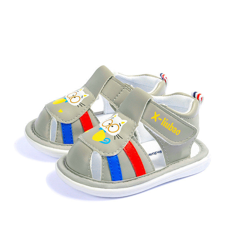Weiche, rutschfeste Kinderschuhe mit Klettverschluss – Bild 2 | LuxeStyle