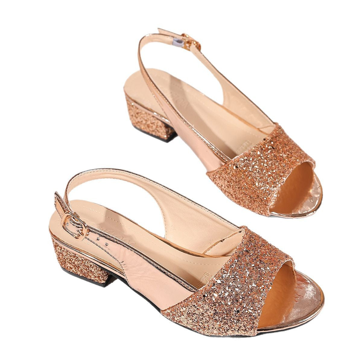 Elegante offene Sandalen mit Kreuzriemen – Bild 3 | LuxeStyle