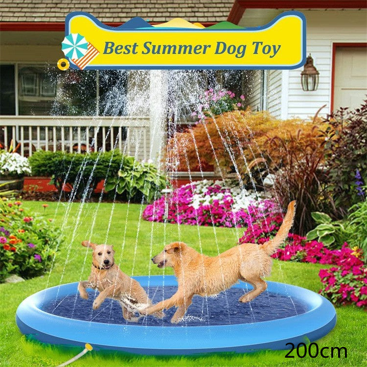 Rutschfester Wasser-Spielmatte für Kinder & Hunde
