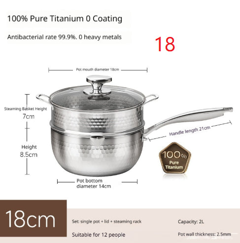 Titanium Milchkochtopf ohne Beschichtung – Bild 7 | LuxeStyle