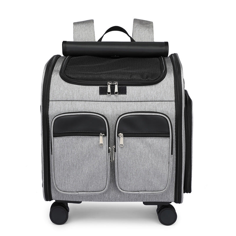 Faltbare Haustiertasche mit Rollen – Bild 5 | LuxeStyle