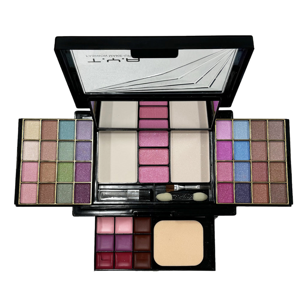 Lidschatten-Set mit 46 schimmernden Farben – Bild 5 | LuxeStyle