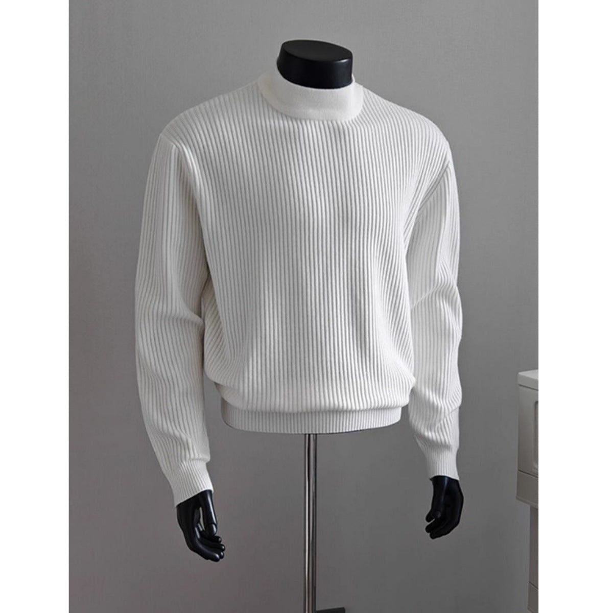 Herren Rollkragenpullover aus Strick – Bild 4 | LuxeStyle