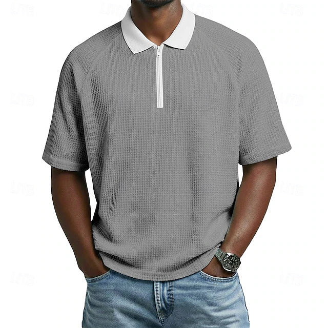 Herren Polo-Shirt mit Kragen kurzärmlig casual